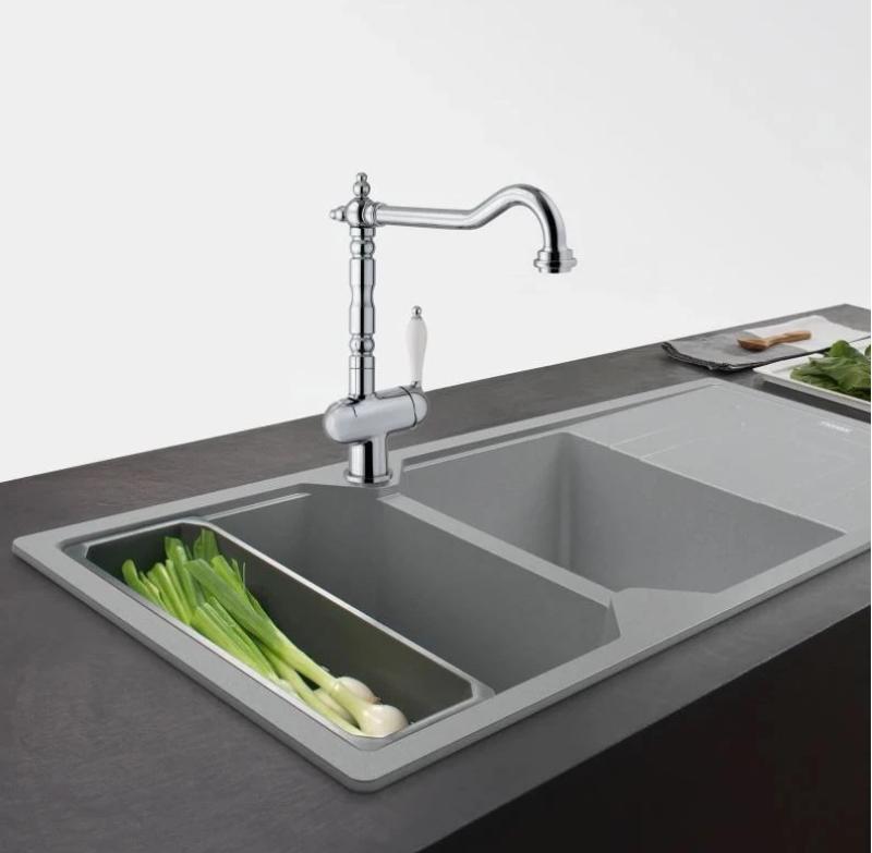 Franke Particolare Old England klassisk kökskran krom 115.0060.360