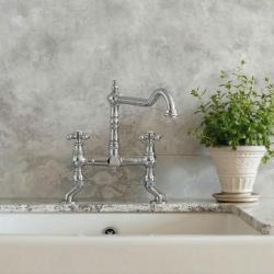 Nostalgisk kökskran rostfritt stål V1979RVSST