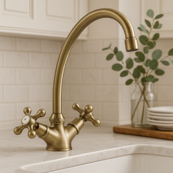 Nostalgisk kökskran V1900 Brons