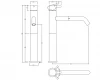 Waterevolution Flow wastafelkraan voor waskommen chroom T11501