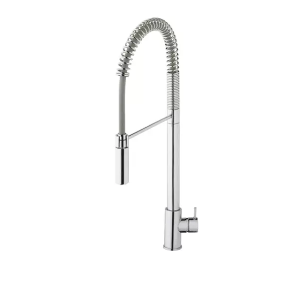 Waterevolution Flow semi-professionell köksblandare krom med kolonn och fjäder T15701