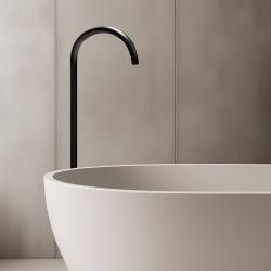 Waterevolution Flow badkarspip stående matt svart T1673PR