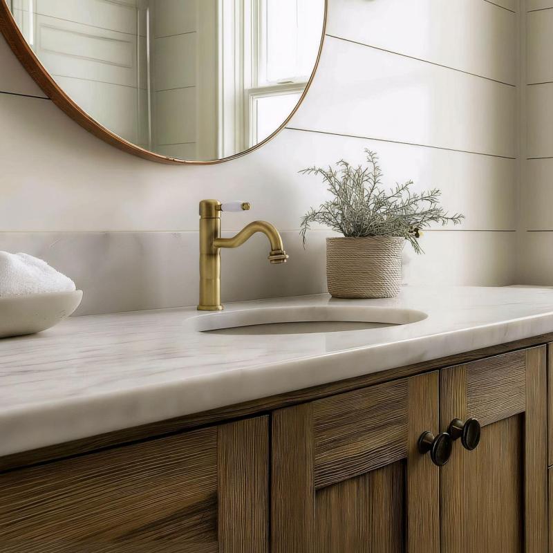 PB Classic klassisk tvättställsblandare pelare brons 1208592572