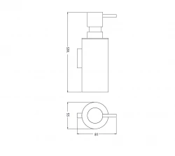 Waterevolution Deep tvålpump krom A22601