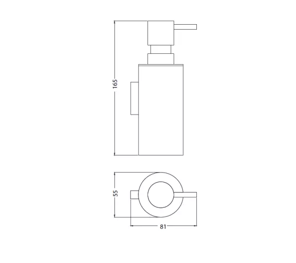 Waterevolution Deep tvålpump krom A22601