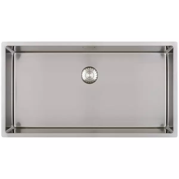 Caressi R10 rostfri diskho 74x40 cm undermontering, planmontering och toppmontering CAPP74R10