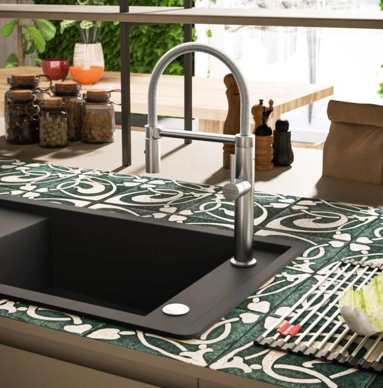 Franke Pescara Semi Pro L Kökskran flexibel pip rostfritt stål 115.0472.960