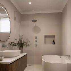 Waterevolution Flow inbyggd duschtermostat med 2 stoppkranar helt i rostfritt stål 1208916472