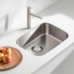 CARESSI Rostfritt stål enhandtag köksblandare RVS helt rostfritt stål CA102I ECO 1208920620