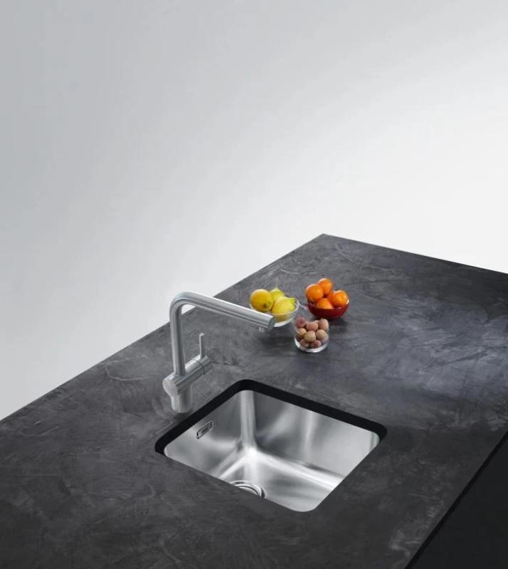 Franke massiv rostfritt stål Kökskran Atlas Neo svängbar pip 115.0521.435