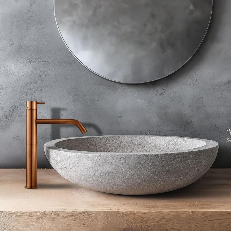 Waterevolution Flow tvättställsblandare för tvättställsbehållare PVD borstad koppar T115CPE