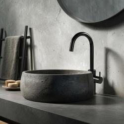 Waterevolution Flow tvättställsblandare hög modell matt svart T1121FUPR