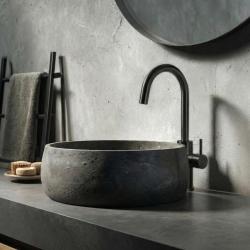 Waterevolution Flow tvättställsblandare hög modell PVD gun metal T1121FUGME