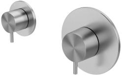 Waterevolution Flow inbyggd duschtermostat med 1 omkastningsventil helt i rostfritt stål 1208920976