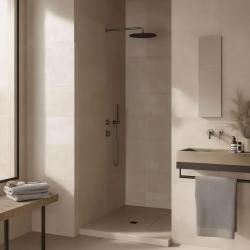 Waterevolution Flow inbyggd duschtermostat med 1 omkastningsventil helt i rostfritt stål 1208920976