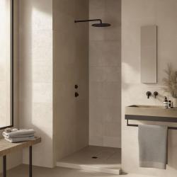 Waterrevolution Flow inbyggd duschtermostat med 1 stoppventil matt svart 1208920977