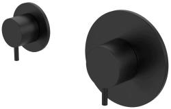 Waterevolution Flow inbyggd duschtermostat med 1 omkastningsventil matt svart 1208920978