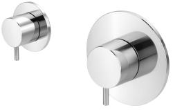 Waterevolution Flow inbyggd duschtermostat med 1 avstängningskran krom 1208920980