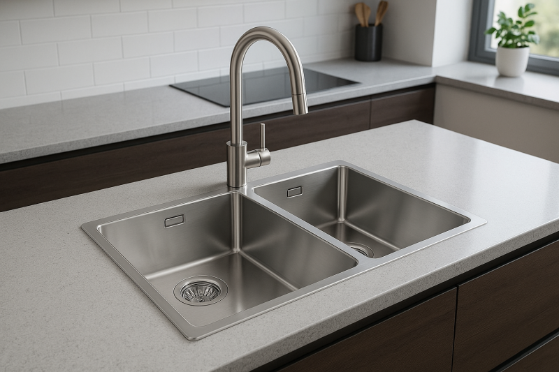 Franke Maris Dubbel rostfri diskho MRX 220 planmontering 1270568051