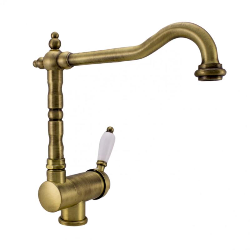 PB Vintage Nostalgisk kökskran fönsterkran nedfällbar Brons 1208953756