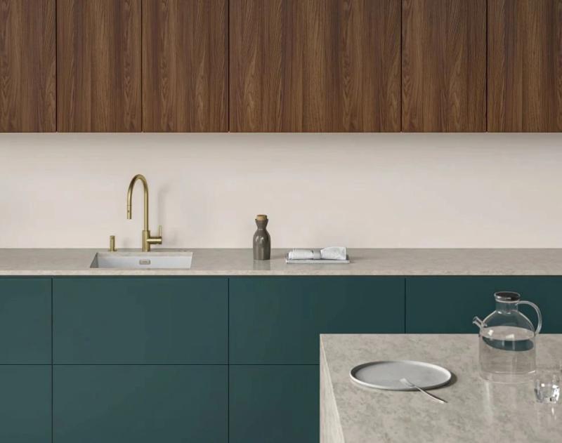 Franke guld köksblandare Eos Neo med utdragbar sprayhuvud pvd guld 115.0681.244