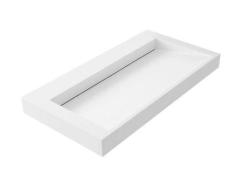 Solid-S Quatra handfat solid surface matt vit utan kranhål 90x45,5cm 1208953900