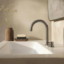 Waterevolution Flow 2-håls handfatskran PVD Gun Metal T1121UGME