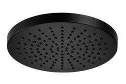 SB Round Brass Rain Shower Head 20 cm Matte Black 1208955603