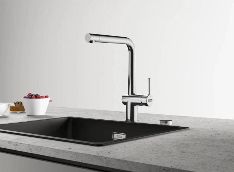 Franke Active L Köksblandare krom med svängbar pip 115.0653.298