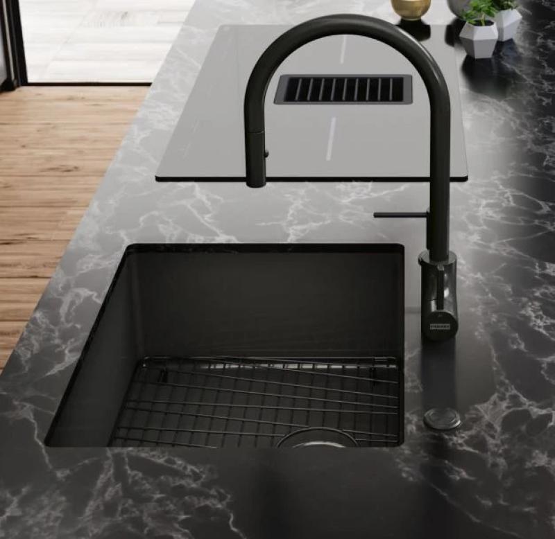 Franke Mythos mästerverk tillbehör guld bottenställ 676x401mm PVD 112.0655.409