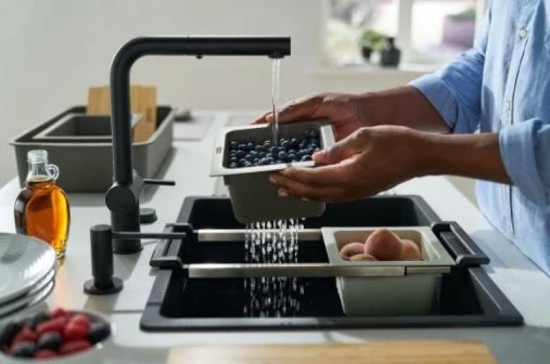 Franke Universella tillbehör all in set 4, skärbräda, insatslåda, avrinngsmatta och förvaringslåda 112.0655.488