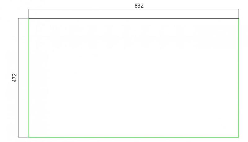 Ausmann Fibre diskho vit vändbar med avrinningsyta infälld 86x50 cm 1208957673
