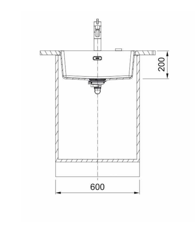 Franke Maris MRG 110-52 Fragranite polarvit diskho undermonterad