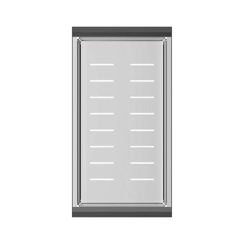 Quadri rostfritt stål avfallsbehållare 38x20cm för Durham diskbänkar 1208957910