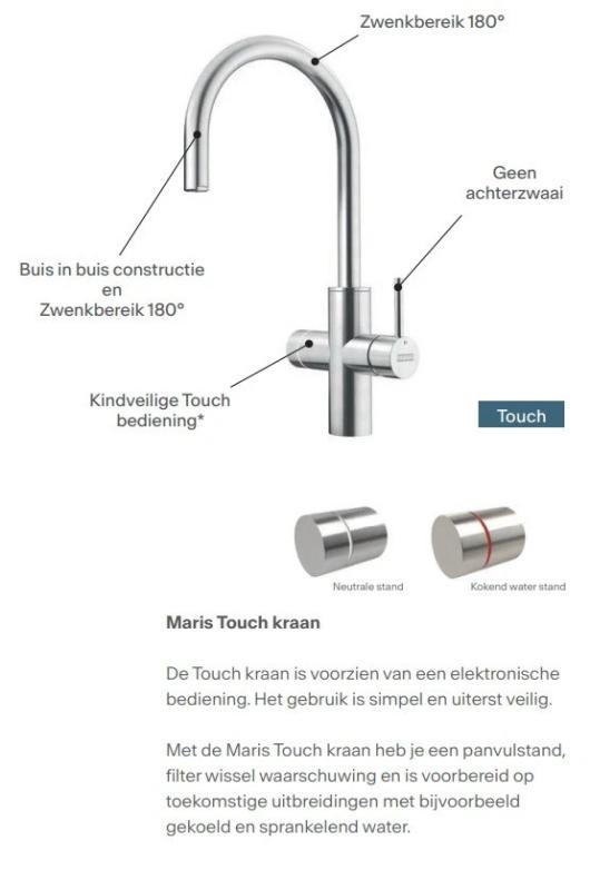 Franke Maris vattenhub 4L panna 3-i-1 med Touch elektronisk kokande vattenkran matt svart 160.0702.518