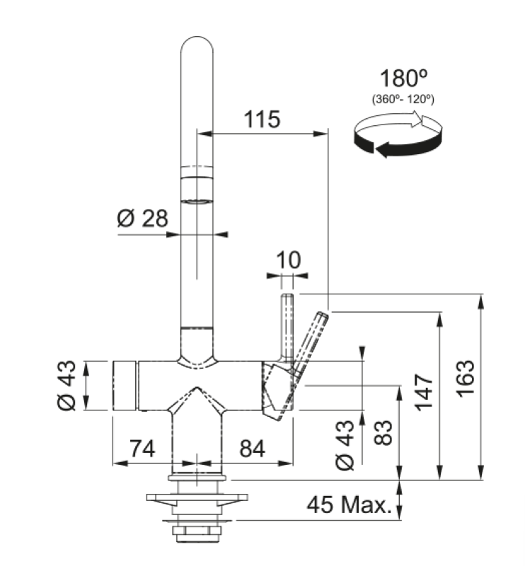 Franke Maris vattenhub 4L panna 3-i-1 med Touch elektronisk kokande vattenkran matt svart 160.0702.518
