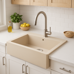 Aquadesign Bondgård mellan eller ovanpå granitho beige sand 58x49cm 1208958164