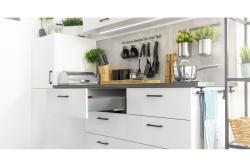 Zamak-knopp MILANO C=32 mm svart matt 1208959293