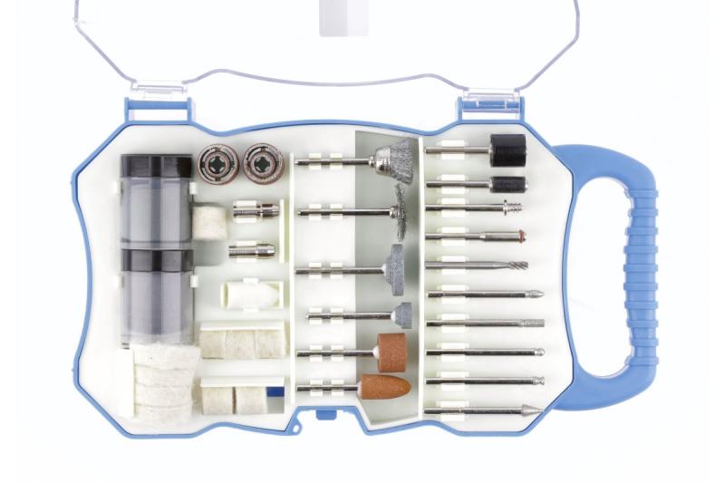 Hoegert Reservdelssats för mini slipmaskin, 71 delar. 1208960203