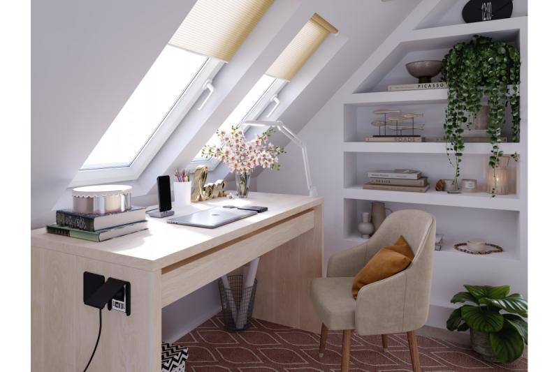 Dekor Skrivbordslampa Architecto 8W 600lm.AC220-240V 4000K PF>0,5 3-stegs dimning RA>80 Vit 1208962477