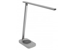 Decor Bordslampa Bressi 8W 450lm AC220-240V 3-CCT Trådlös Laddning USB PF>0,5 RA>80 Grå 1208962480