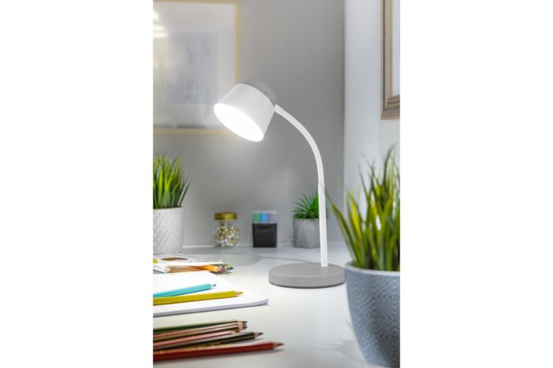 Decor Skrivbordslampa Helin 6W 350lm AC220-240V 3-CCT PF> 0,5 RA>80 Grå 1208962491