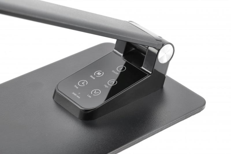 Dekor Skrivbordslampa Loneos 12W 700lm AC220-240V 3-CCT 5-stegs dimning RA>80 USB svart 1208962502