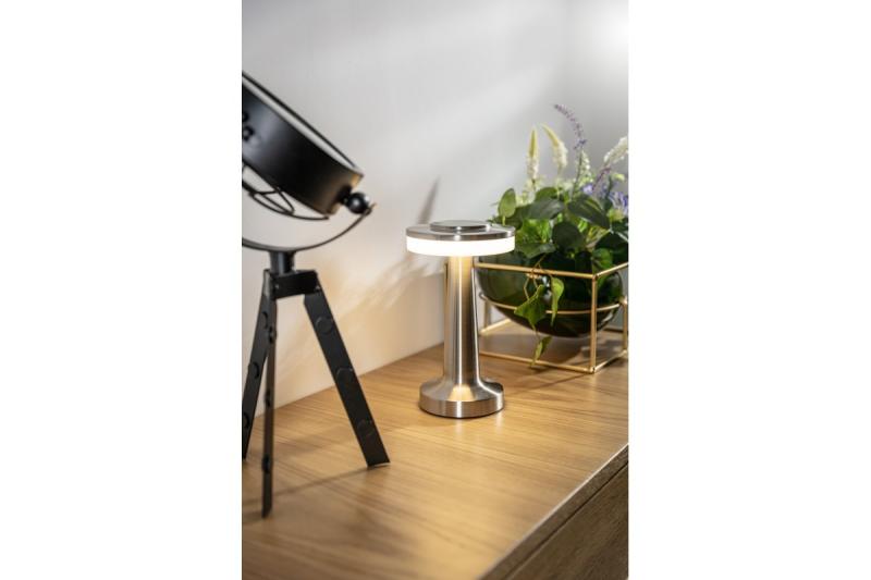 Dekor Monum Skrivbordslampa 3W 200lm DC 5V 1A 3000 K 3 stycken Dimbar batteri 1800 mAh rostfritt stål 1208962503