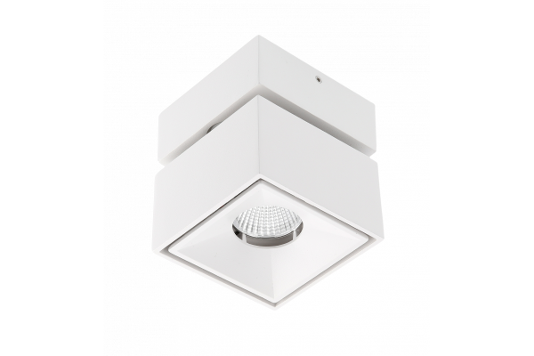 Dekor LED armatur BIANCO 8W 680lm AC220-240V 50/60 Hz PF>0 9 Ra≥80 IP20 IK06 36° 4000K fyrkantig vit. 1208962669