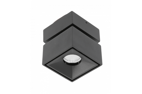 Dekor LED armatur BIANCO 8W 680lm AC220-240V 50/60 Hz PF>0,9 Ra≥80 IP20 IK06 36° 4000K fyrkantig svart. 1208962670