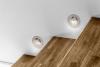 LED staircase fixture, ESCADA OA,DC12V,round,transparent cover,0,8W,70lm,4000K,inox,cable 150cm