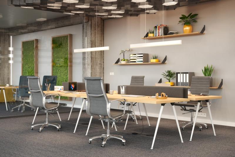 Dekor LED-armatur FORTA 36W 2900lm AC220-240V 50/60 Hz PF>0,9 Ra≥80 IP20 IK08 180° 4000K vit. 1208962763