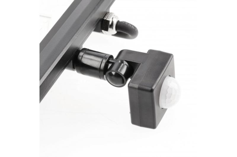 LED-strålkastare iNEXT med rörelsesensor 20 W 1600 lm, PF>0,9, RA>80, IP65, 120°, 6400 K, svart kropp 1208962859