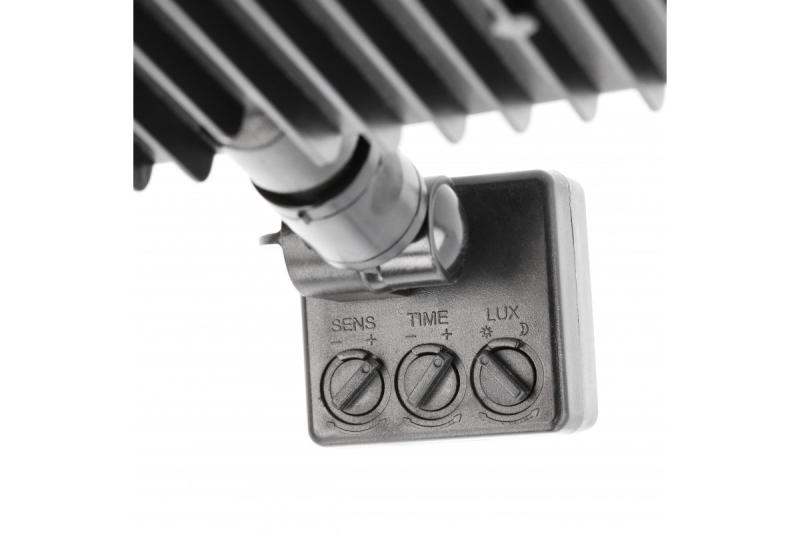 LED-strålkastare iNEXT med rörelsesensor 20 W 1600 lm, PF>0,9, RA>80, IP65, 120°, 6400 K, svart kropp 1208962859